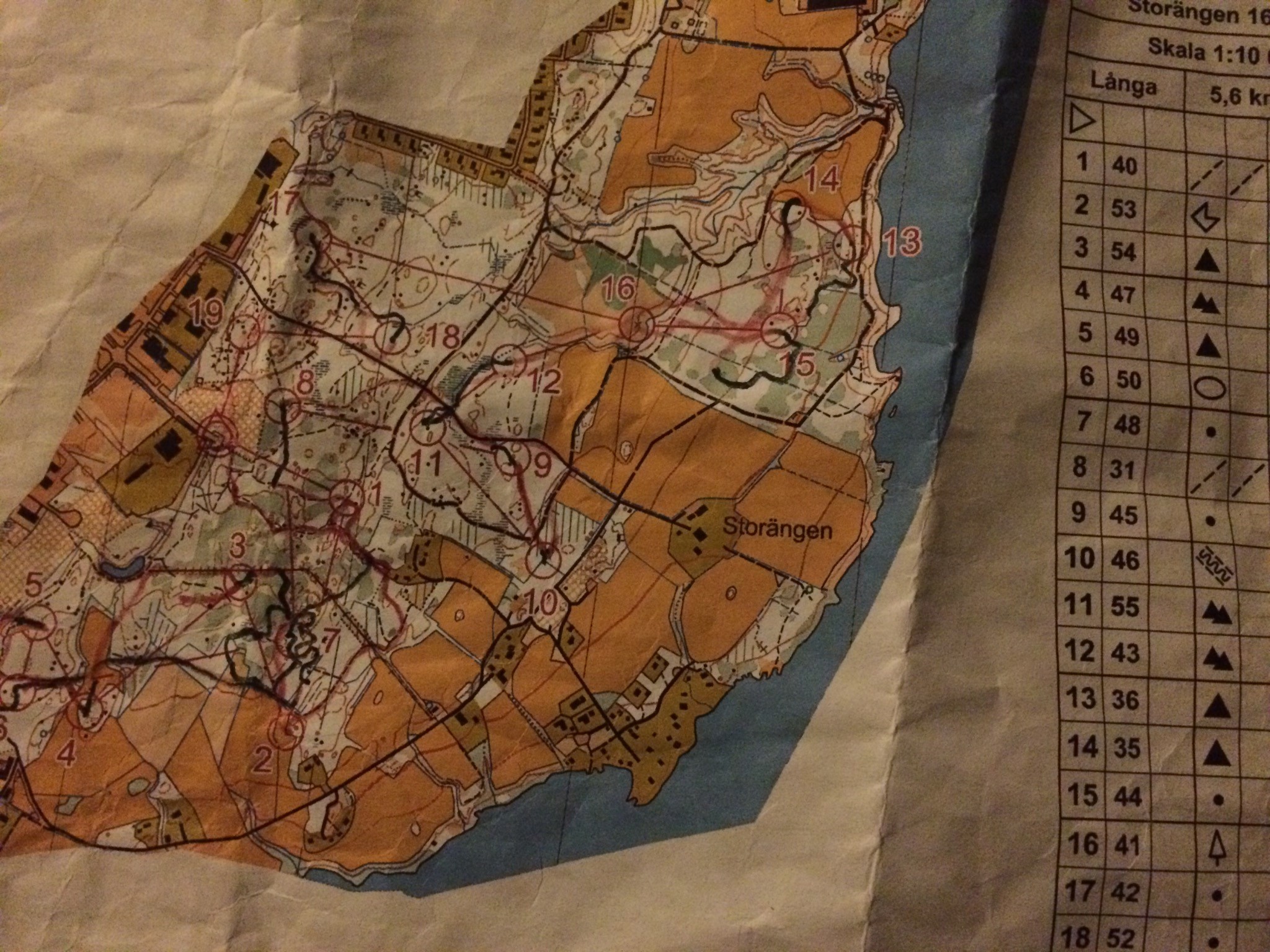 Så sprang jag (fel).  Foto: Konditionsbloggaren