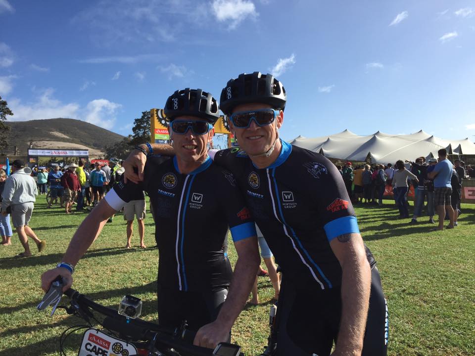 Daniel Tegin och X på väg ut på ännu en etapp. Foto: Privat