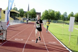 Jonas Rosengren knäckte Abdi Farah på upploppet.  Foto: Åsa Eriksson