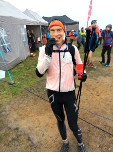 Den obligatoriska bita i medaljen-bilden.  Foto: Dennis Brännmyr