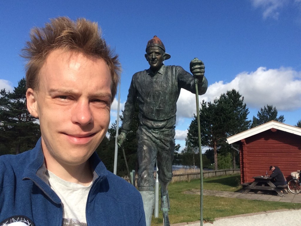 Träffade en av mina största förebilder på väg hem från Sälen.