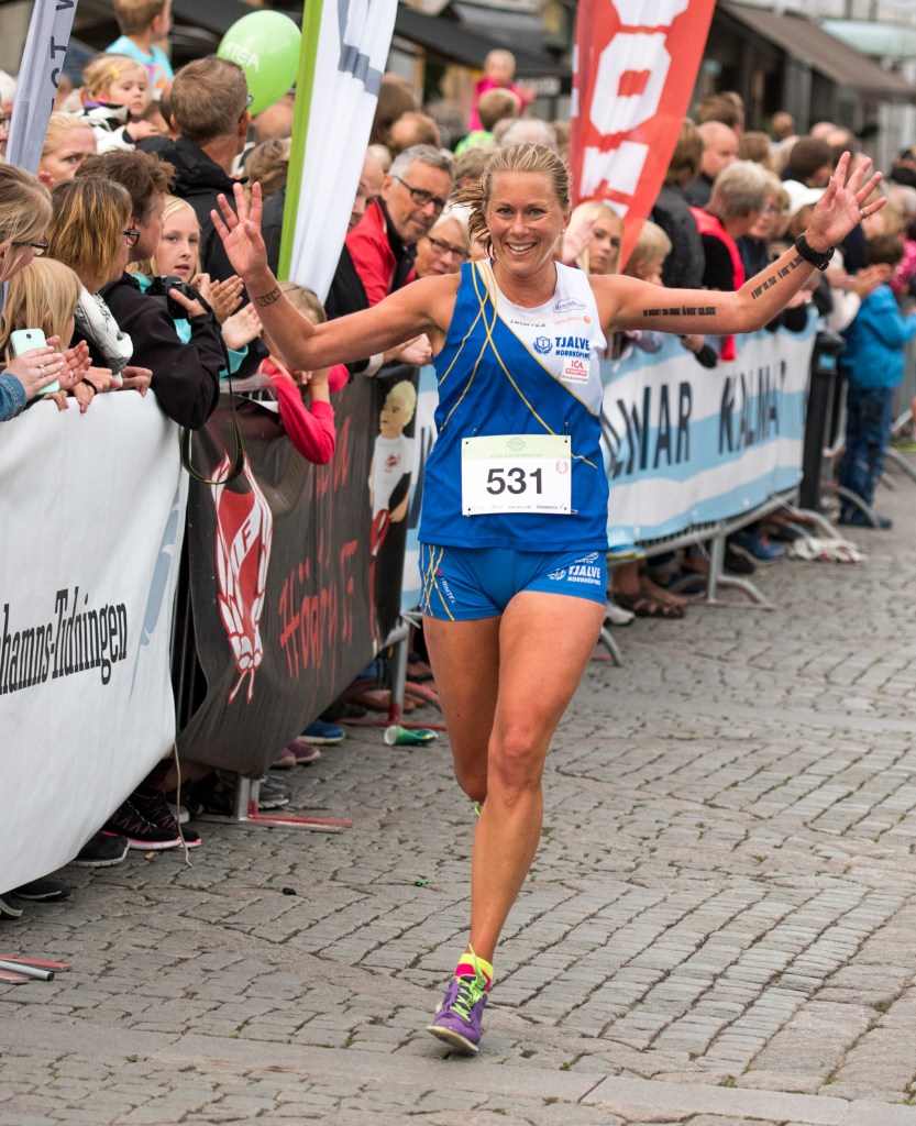 Frida Södermark är laddad för Svampenmaran på Valborgsmässoafton.  Foto: Mikael Grip