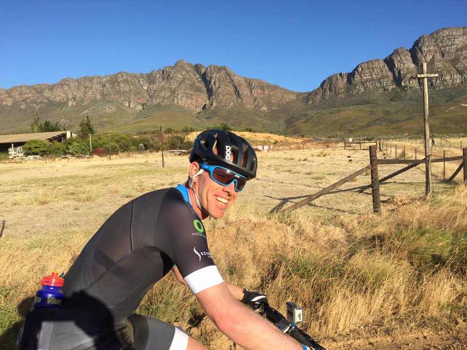 Daniel Tegin mitt i den fantastiska, sydafrikanska naturen. Foto: Privat