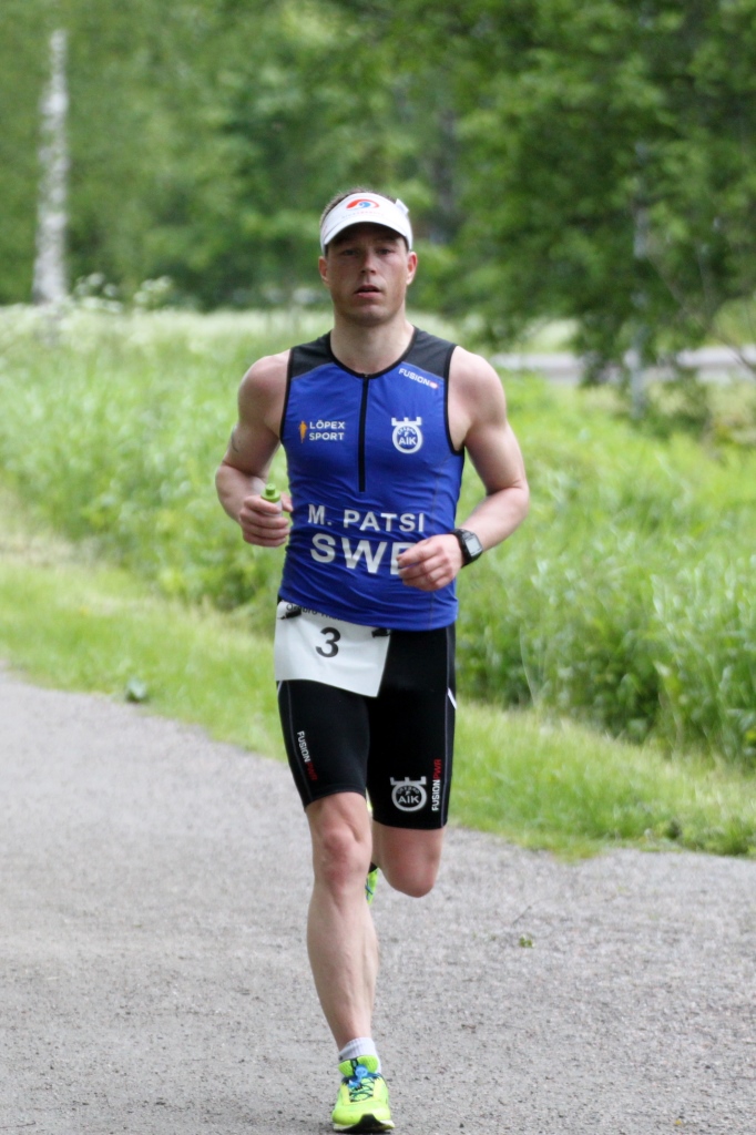 Sedvanligt fokus. Morgan Pätsi kämpar på.  Foto: Maria Åström