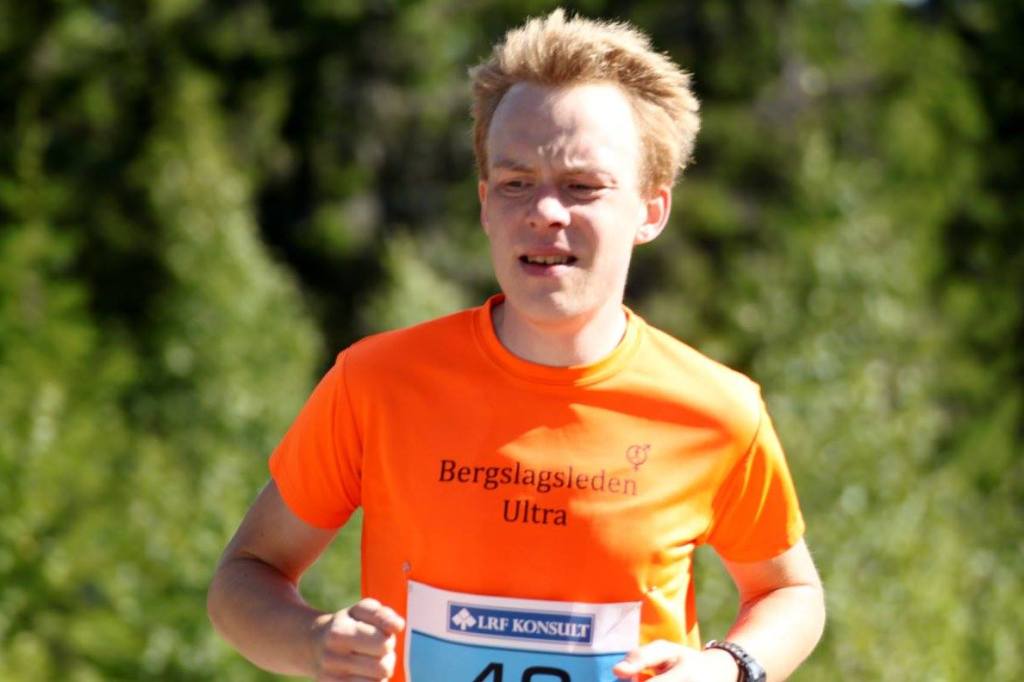 Gräver djupt i Sälen fjällmaraton. Foto: Maria Åström